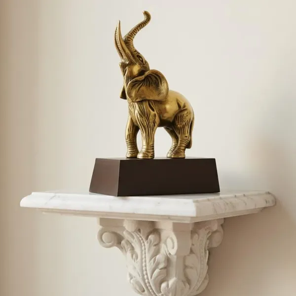 Golden_Metal_Elephant_Idol_-_Auspicious_Good_Luck_Showpiece_-_1.340_Kg_-_H_34.50_Cm,_L_23_Cm,_B_10_Cm_-_Home_Decor_Mandir_Pooja_Room_Gifting