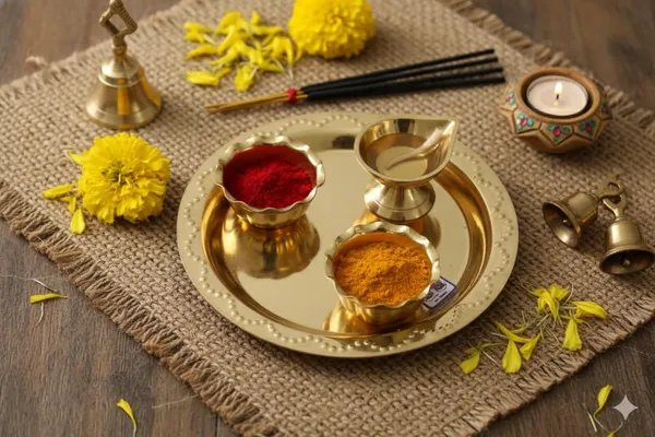Golden_Brass_Puja_Thali_Set_With_Kumkum_Holders,_Traditional_Hindu_Worship_Plate_With_Decorative_Border,