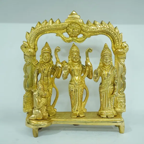 Golden_Brass_Ram_Darbar_Idol_Statue_Lord_Ram,_Sita_&_Laxman_Pooja_Showpiece,_525G,_H-11Cm,_W-10Cm