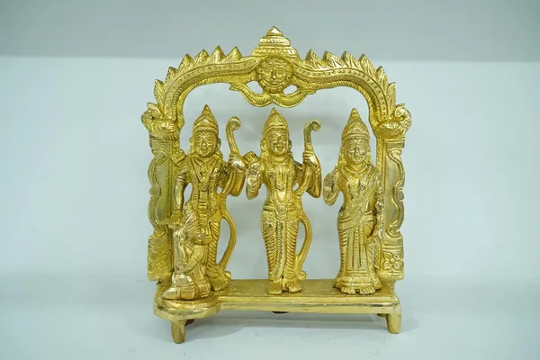Golden_Brass_Ram_Darbar_Idol_Statue_Lord_Ram,_Sita_&_Laxman_Pooja_Showpiece,_525G,_H-11Cm,_W-10Cm