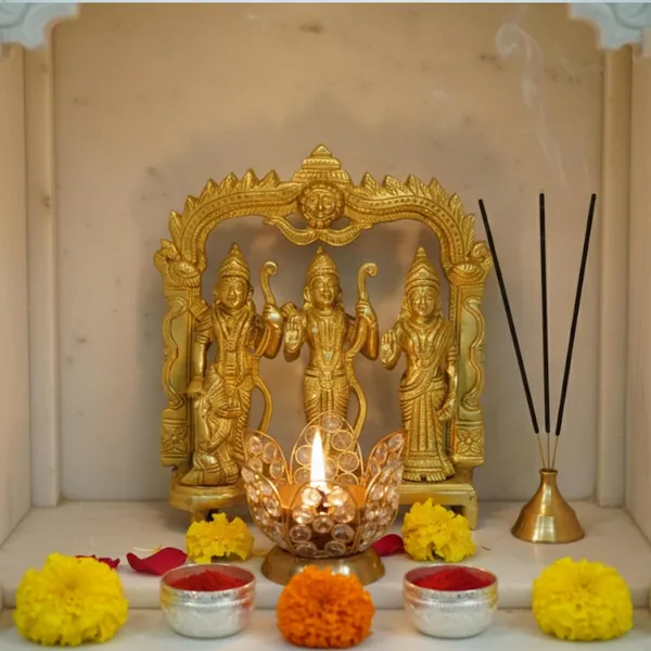 Golden_Brass_Ram_Darbar_Idol_Statue_Lord_Ram,_Sita_&_Laxman_Pooja_Showpiece,_525G,_H-11Cm,_W-10Cm