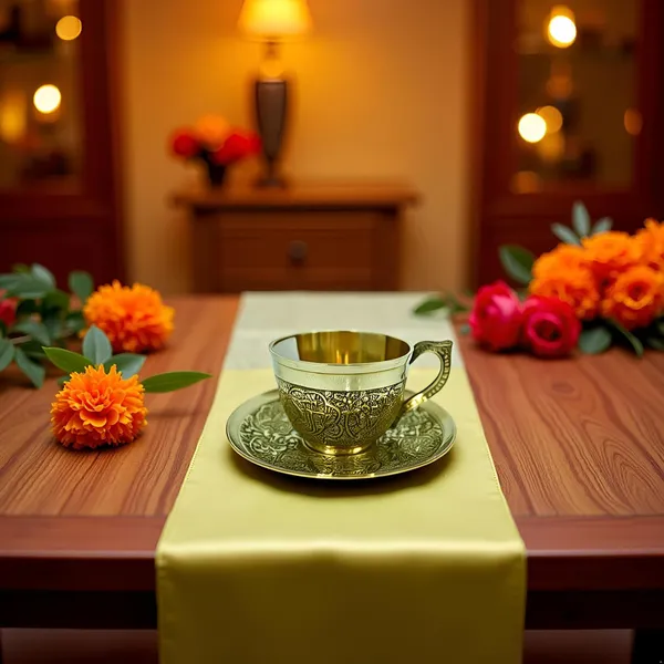 Golden_Handcrafted_Brass_Tea_&_Coffee_Cup_With_Engraved_Floral_Design_Antique_Style_Mug_&_Saucer_Set