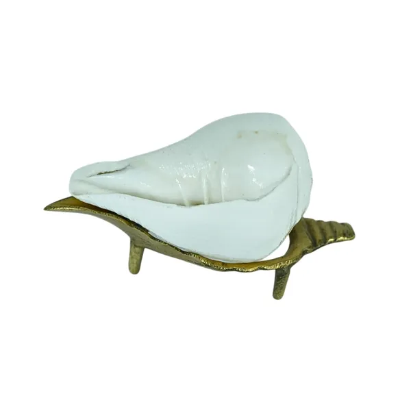 Golden_Shankh_Brass_Stand(Shankh_Not_Included),_Pooja_Item_&_Decorative_Showpiece
