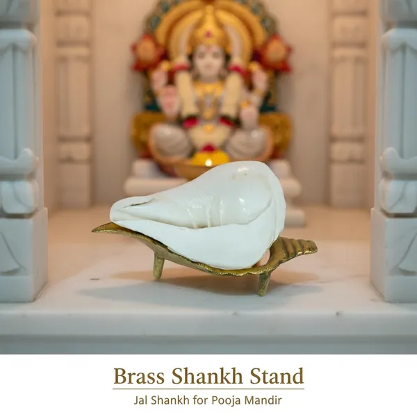 Golden_Shankh_Brass_Stand(Shankh_Not_Included),_Pooja_Item_&_Decorative_Showpiece