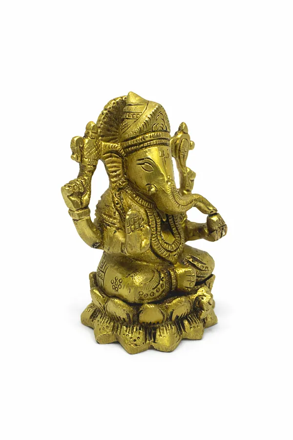 Raha_Decor_DivineCraft_Pure_Brass_Lord_Ganesha_Idol_for_Home_&_Office_||_Height:_10cm__Length:7cm__Width:6cm_(Weight-730grams)