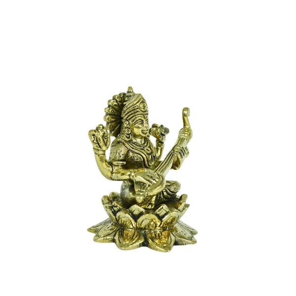 Golden_Maa_Saraswati_Brass_Statue,_Religious_Idol,_Goddess_Figurine,_Brass_,_Traditional,_Temple_Decor,_Handcrafted,_11Cm_X_8Cm,_For_Home_Mandir,_Study_Room
