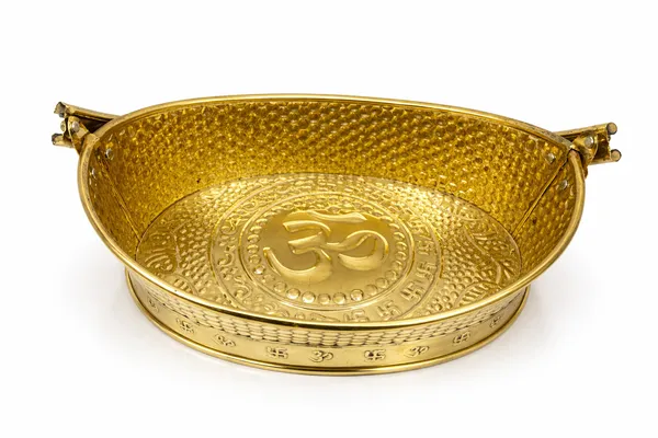 Shubh_Ardh-chandra_Brass_Pooja_Daliya_|__Available_in_20cm_(weight-300g)_&_25cm(weight-400g)