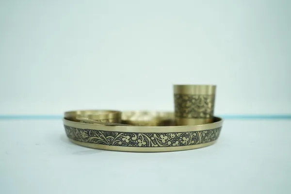Golden_Brass_Thali_Set_5-Piece_Solid_Dinner_Set_Matte_Finish