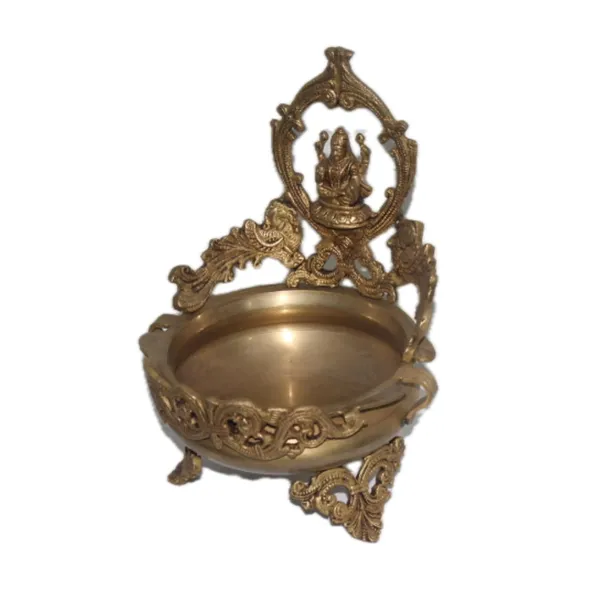 Golden_Brass_Urli_With_Lakshmi_Idol_Handcrafted_Traditional_Decorative_Bowl_For_Home_Decor,_Mandir,_Pooja,_Weddings_&_Festive_Decoration_17_Cm_Dia_X_23Cm_X_30Cm_H,_3285G