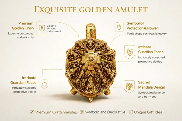Rahadecor_Vastu_Ashtalakshmi_Tortoise_Idol_for_Wealth_Prosperity_&_Spiritual_Home_Decor_-_10cm_(4in)_L
