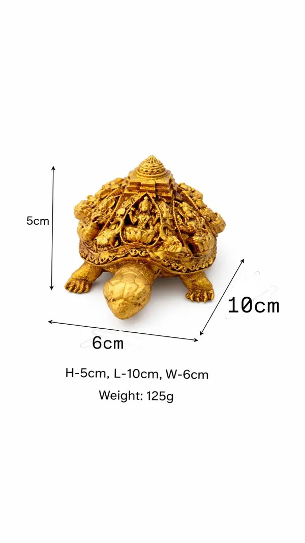 Rahadecor_Vastu_Ashtalakshmi_Tortoise_Idol_for_Wealth_Prosperity_&_Spiritual_Home_Decor_-_10cm_(4in)_L