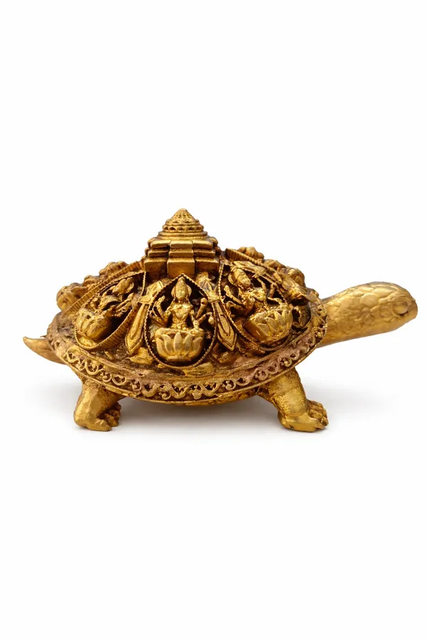 Rahadecor_Vastu_Ashtalakshmi_Tortoise_Idol_for_Wealth_Prosperity_&_Spiritual_Home_Decor_-_10cm_(4in)_L