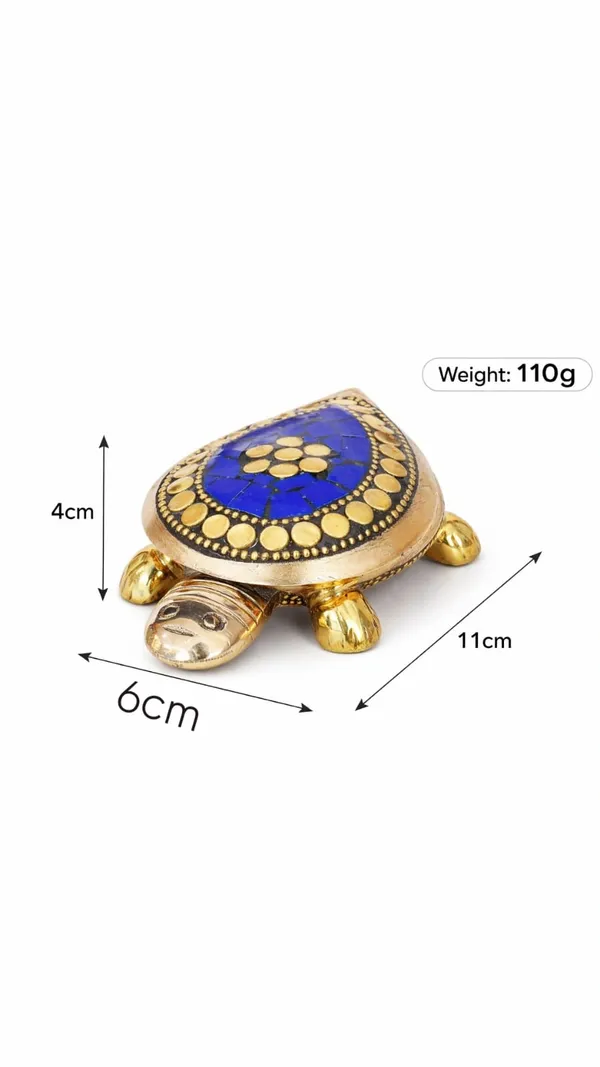 Handcrafted_Brass_Blue_Turtle_Trinket_Box_with_Turquoise_Inlay_|_H-4cm,L-11cm_weight-110g