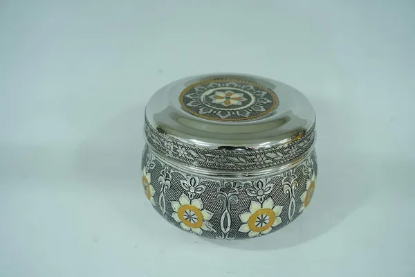 Golden_Antique_Bowl_For_Kitchen_Storage_Multipurpose_Box_With_Lid_Brass_(H-10Cm,_W-12Cm)