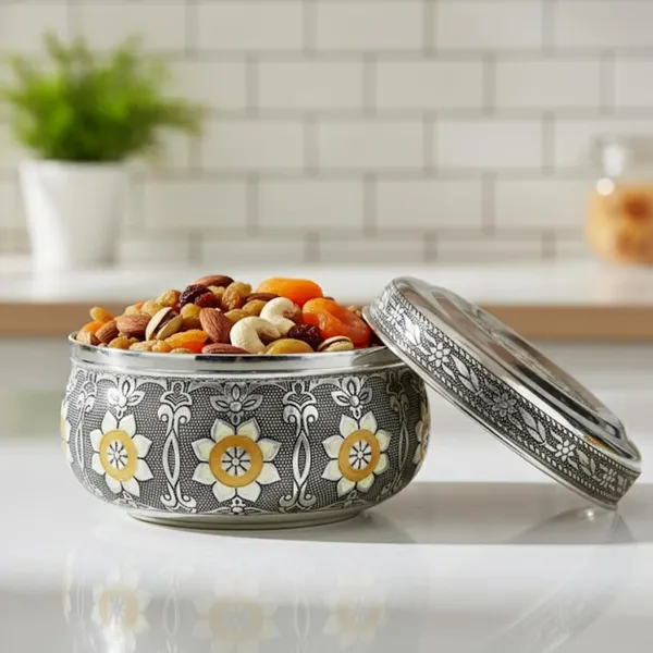 Golden_Antique_Bowl_For_Kitchen_Storage_Multipurpose_Box_With_Lid_Brass_(H-10Cm,_W-12Cm)