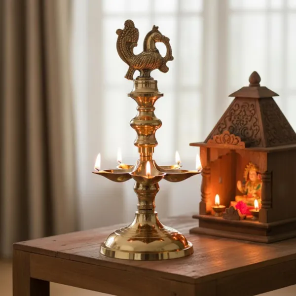 Golden_Metal_Aarti_With_Panchmukhi_Diya_Diwali_Decoration_Pooja_Puja_(H-30Cm,_W-13Cm,_1282G)