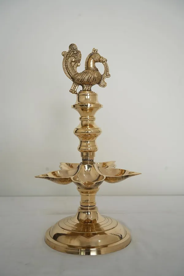 Golden_Metal_Aarti_With_Panchmukhi_Diya_Diwali_Decoration_Pooja_Puja_(H-30Cm,_W-13Cm,_1282G)