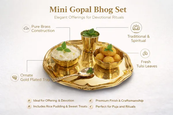 Golden_Brass_Mini_Gopal_Set_-_Pure_Brass_Small_Pooja_Thali_&_Glass_Set_For_Bhog/Prasad_-_0.260_Kg_-_Dia_20_Cm_-_For_Temples_&_Pooja_Rituals