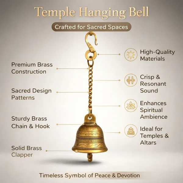 Golden_Brass_Decorative_Mini_Hanging_Bell_With_Chain_&_Hook_-_0.315_Kg_-_H_42_Cm,_L_6_Cm,_B_6_Cm_-_Traditional_Wall_Hanging_Temple_Pooja_Ghanti