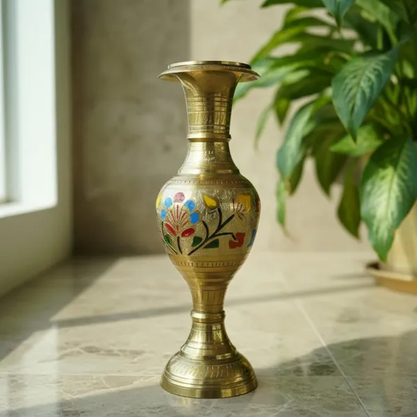 Golden_Flower_Pot_Multipurpose_Decorative_Showpiece_Vase_Brass_(L-30Cm,_Dia-10Cm,_825G)