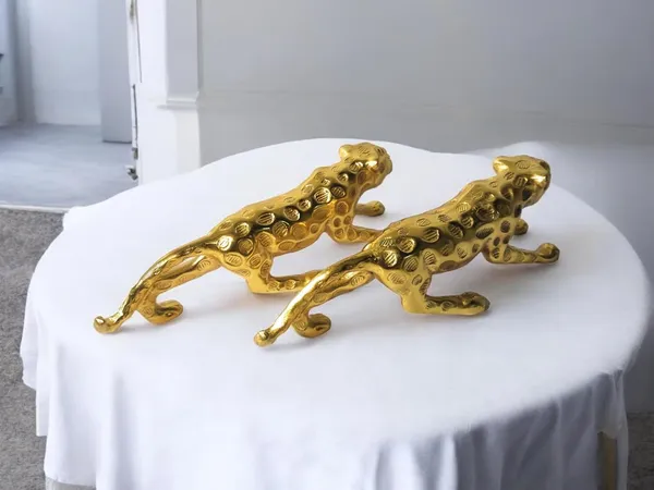 Golden_Leopard_Pair_Showpiece_For_Home_Office_Decoration_Gifting_(H-22Cm,_W-5Cm,_900G)