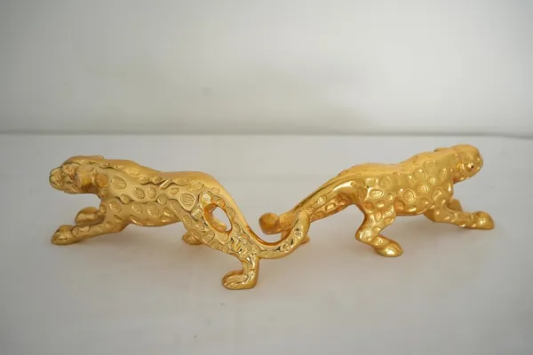 Golden_Leopard_Pair_Showpiece_For_Home_Office_Decoration_Gifting_(H-22Cm,_W-5Cm,_900G)