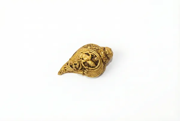 Rahadecor_Ganesha_Carving_Brass_Shankh_Showpiece,_Attractive_Brass_Conch_for_Temple/Home,_Shankh_for_Pooja,_Mandir_Decorations_Items,_Standard,_Pack_of_1