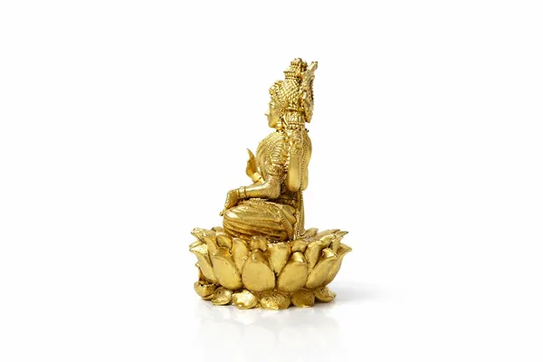 Rahadecor_Lakshmi_Devi_Idol_Statue_for_Temple_Puja_Room_&_Diwali_Decoration_Gifts_||__Height-7cm_(2.8in)_Diametere-5cm,_Weight-100g