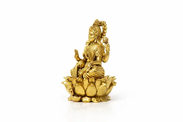 Rahadecor_Lakshmi_Devi_Idol_Statue_for_Temple_Puja_Room_&_Diwali_Decoration_Gifts_||__Height-7cm_(2.8in)_Diametere-5cm,_Weight-100g