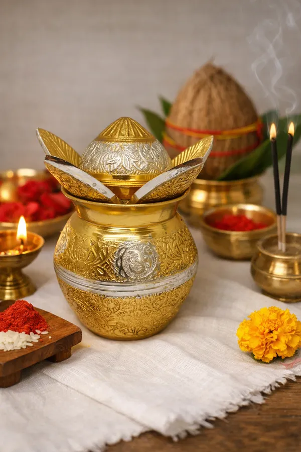 Brass_Kalash_Decorative_Golden_Lota_Pooja_Kalash_Tumbha_with_Enamel_Design_Handcrafted_for_Festival_Mandir_Decor_Height_16_cm_Weight_812_g