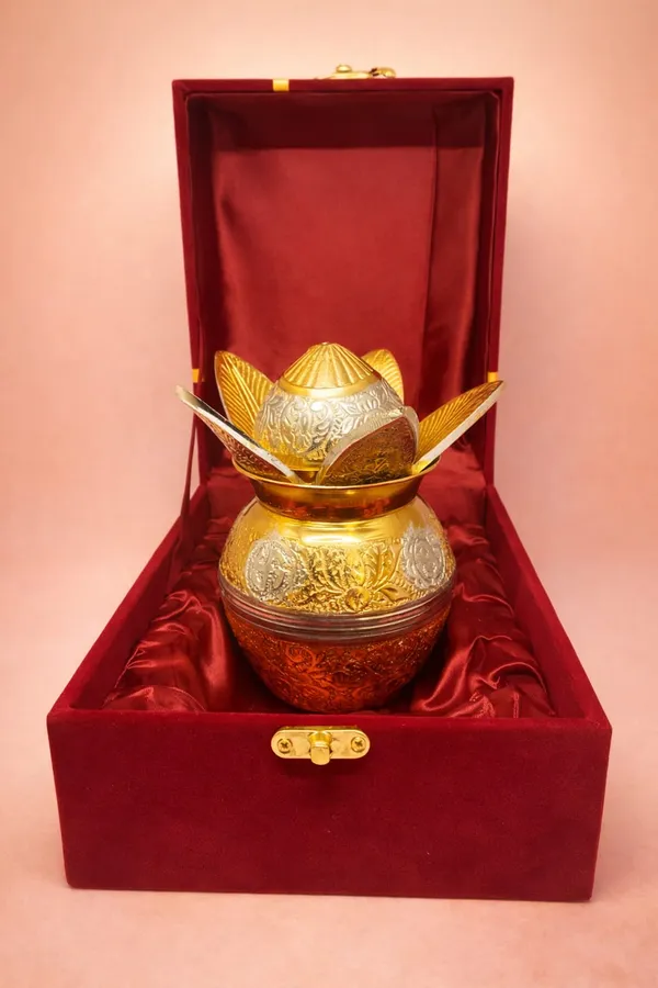 Brass_Kalash_Decorative_Golden_Lota_Pooja_Kalash_Tumbha_with_Enamel_Design_Handcrafted_for_Festival_Mandir_Decor_Height_16_cm_Weight_812_g