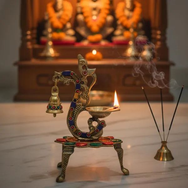 Golden_Meenakari_Aarti_Multicolor_Stonework_With_Diya_Stand_And_Bell_Ghanti_Diwali_Decoration_Pooja_Puja_(H-23Cm,_W-13Cm,_636G)