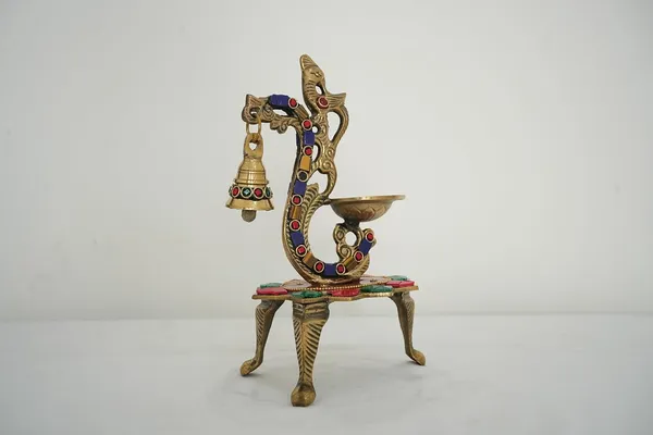 Golden_Meenakari_Aarti_Multicolor_Stonework_With_Diya_Stand_And_Bell_Ghanti_Diwali_Decoration_Pooja_Puja_(H-23Cm,_W-13Cm,_636G)