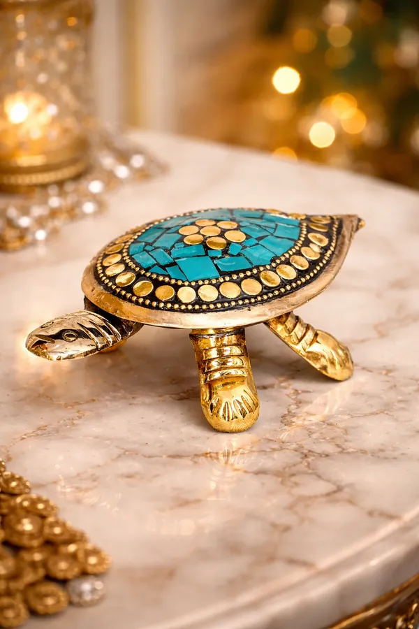 Handcrafted_Brass_Green_Turtle_Trinket_Box_with_Turquoise_Inlay_|_H-4cm,L-7cm,_Weight-110g