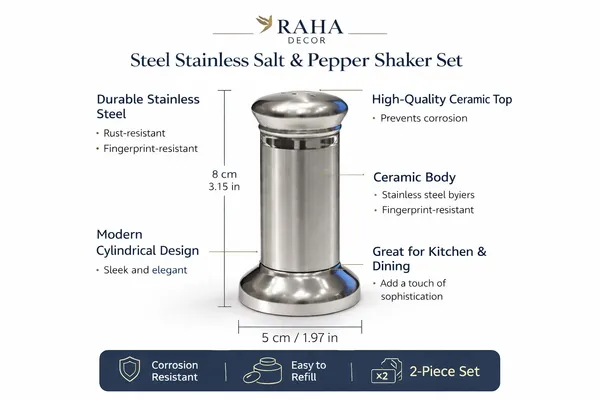 Steel_Stainless_Salt_And_Pepper_Shaker_Set,_Modern_Cylindrical_Design,_Ceramic_Top,_Kitchen_Table_Condiment_Dispensers,_2-Piece