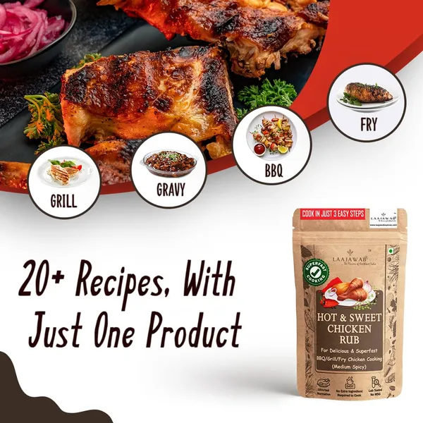 Hot_&_Sweet_Barbeque_Marinade_Rub_For_Superfast_&_Delicious_Bbq,_Grill_Chicken_Preparation_Natural_Spices,_Get_Tender_&_Juicy_Chicken_In_10_Mins,_130_Gram