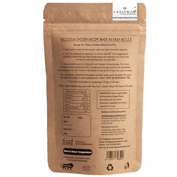 Hot_&_Sweet_Barbeque_Marinade_Rub_For_Superfast_&_Delicious_Bbq,_Grill_Chicken_Preparation_Natural_Spices,_Get_Tender_&_Juicy_Chicken_In_10_Mins,_130_Gram