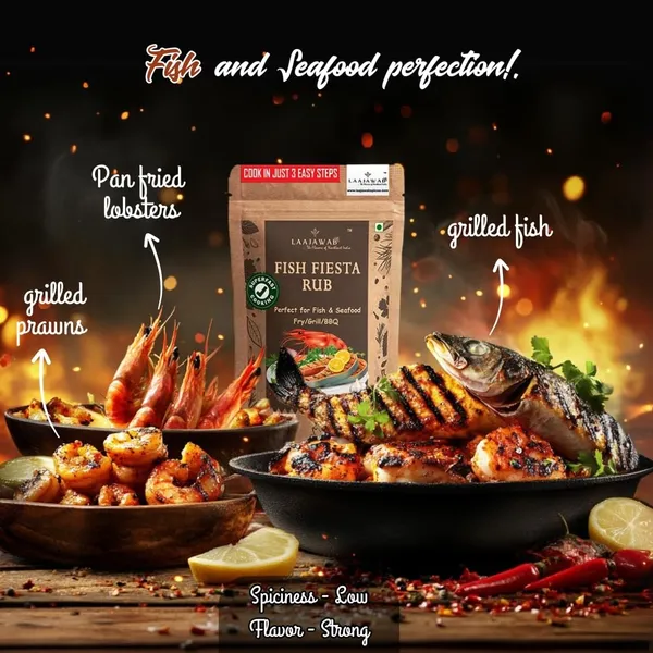 India'S_First_All-In-One_Natural_Fish_&_Prawn_Masala_Marinade_For_Delicious_&_Superfast_Cooking_Robust_Blend_Of_Parsley,Yellow_Mustard,Lemon_&_Black_Pepper,130_Gram