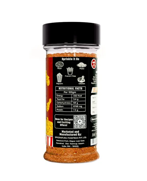 Flavourgasm_Peri_Peri_Masala_Powder_With_Bhut_Jolokia_2X_Spicy_Seasoning_For_Fries,_Popcorn,_Pizza,_Pasta,_Noodles,_Chicken,_Veggies_Tangy_Fiery_&_Smoky_Flavour_No_Msg_Or_Additives;_80G