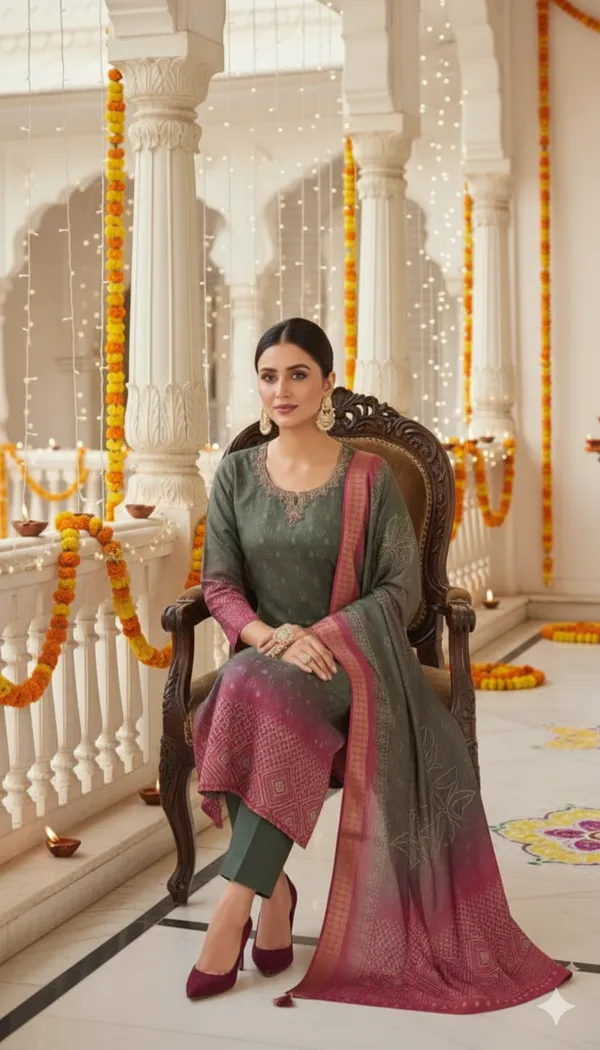 Trendy_Olive_Fashion_Salwar_Suit_For_Women
