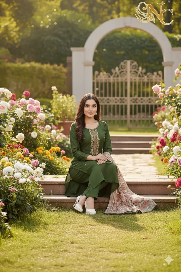 Olive_Green_Signature_Suit_For_Women