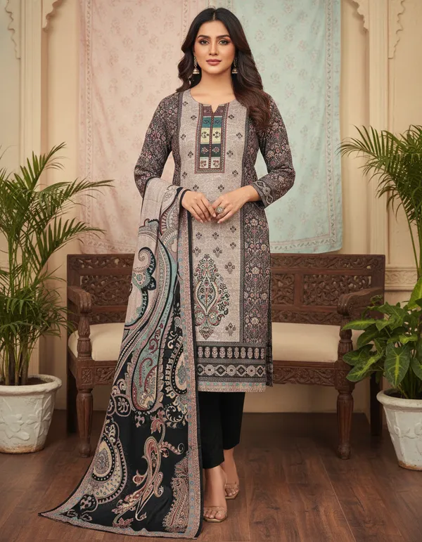 Modern_Multicolor_Style_Salwar_Suit_For_Women