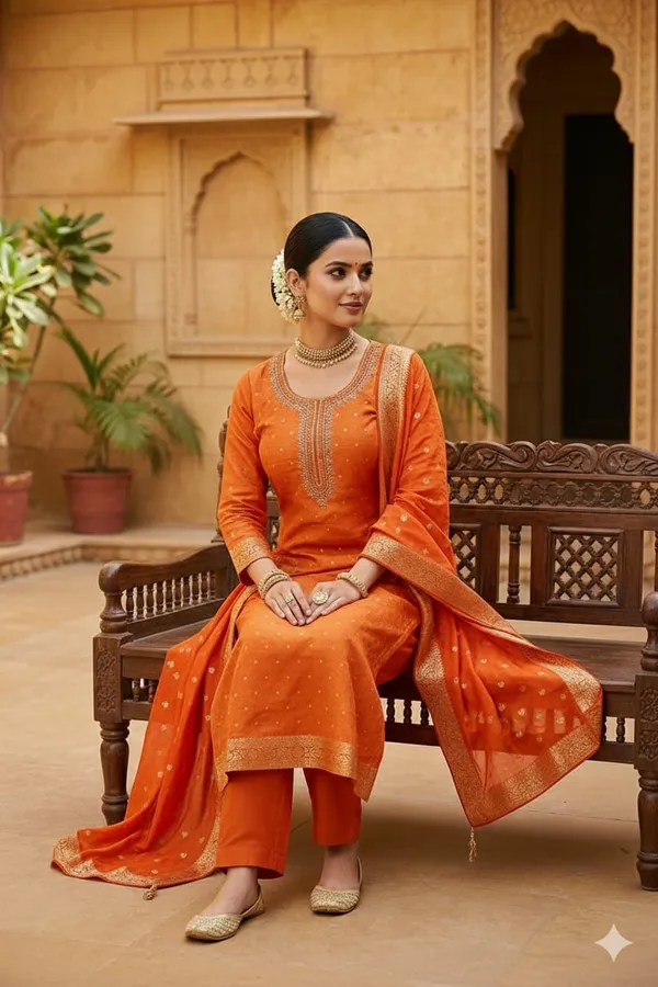 Orange_Cotton_Salwar_Suit_For_Women