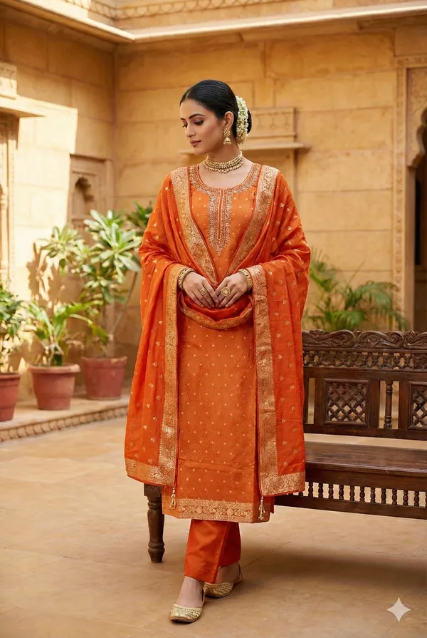 Orange_Cotton_Salwar_Suit_For_Women