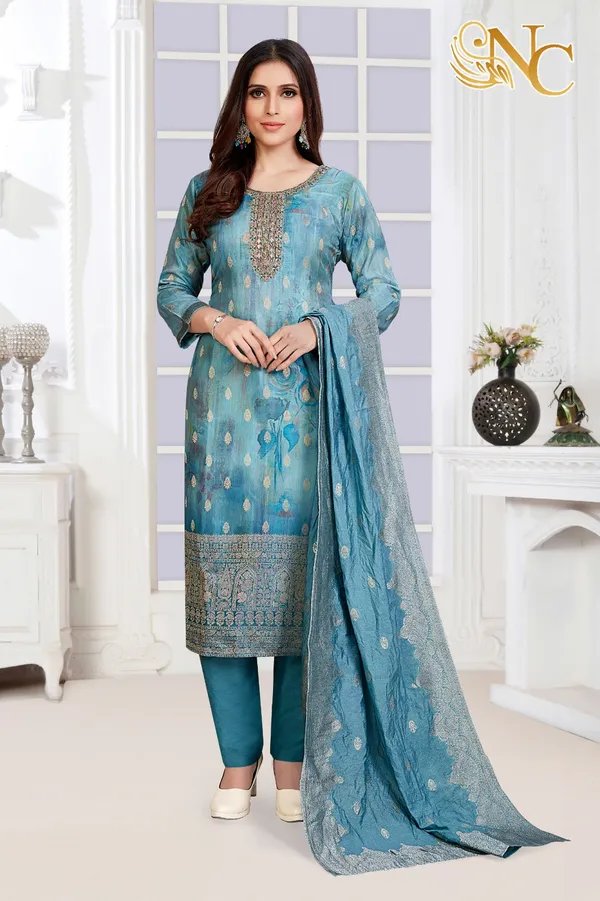 Ocean_Blue_Chic_Suit_For_Women
