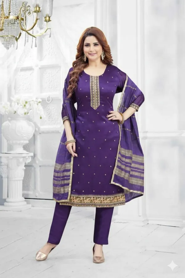 Violet_Cotton_Salwar_Suit_For_Women