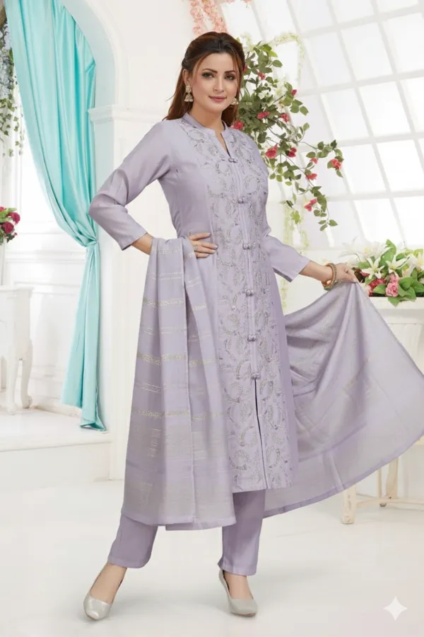 Gorgeous_Violet_Classic_Suit_For_Women