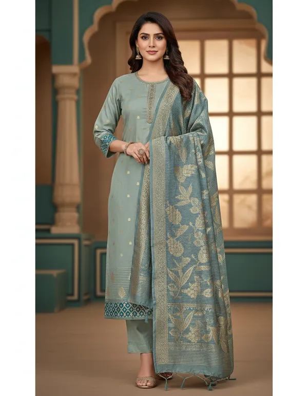 Fresh_Light_Green_Suit_For_Women