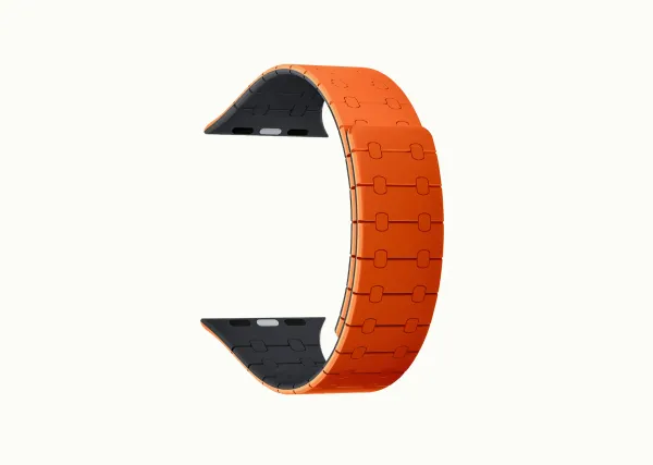 Orange-Black_Unisex_Magnetic_Strap_For_Iwatch