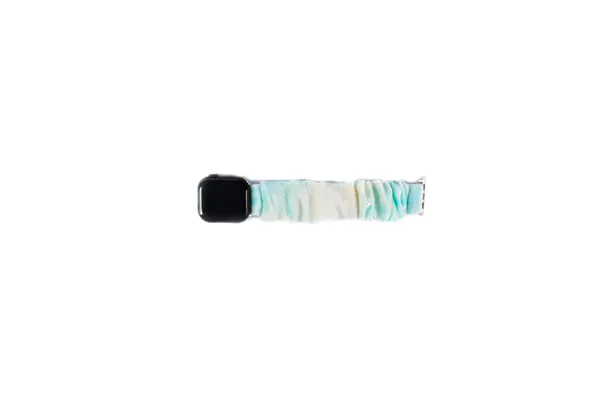 Blue_Elastic_Scrunchies_Strap_For_Iwatch
